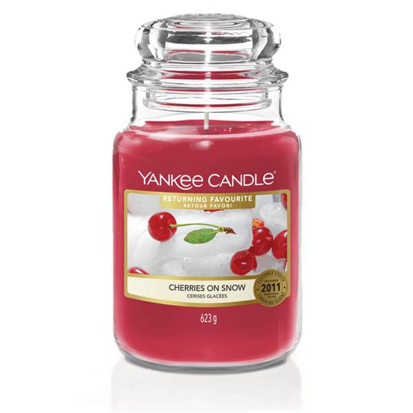Yankee Candle Cherries on Snow 623g - Large Jar