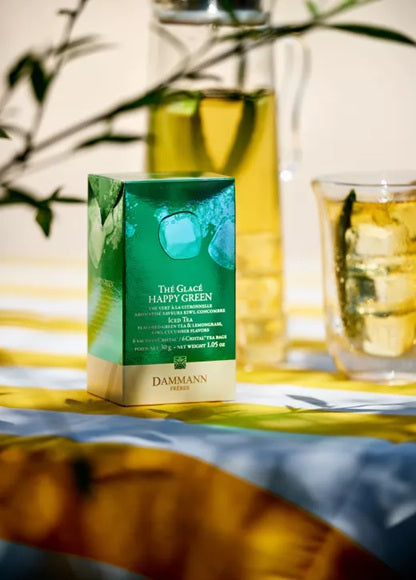 Dammann Frères - Thé vert Happy Green - 6 sachets (pour thé glacé) (DDM 02/2026)