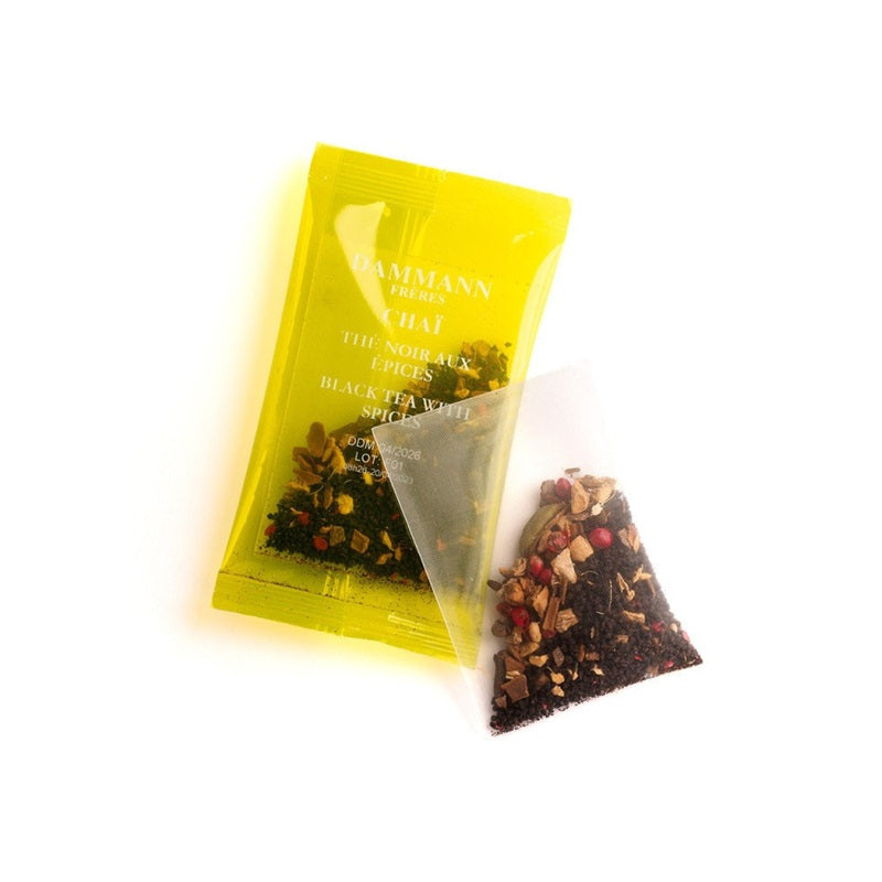 Dammann Frères - Thé noir Chaï - 6 sachets (pour thé glacé)