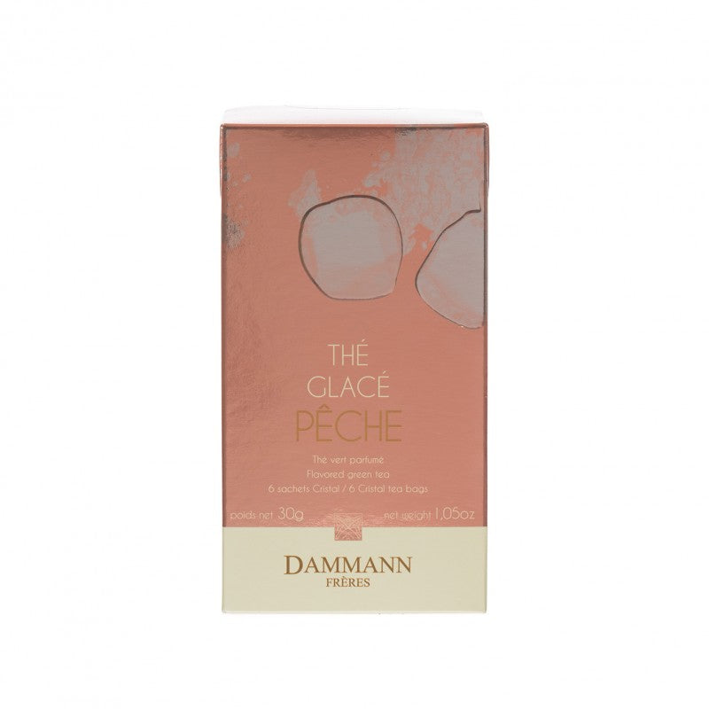 Dammann Frères - Thé vert Pêche - 6 sachets (pour thé glacé) (DDM 02/2026)