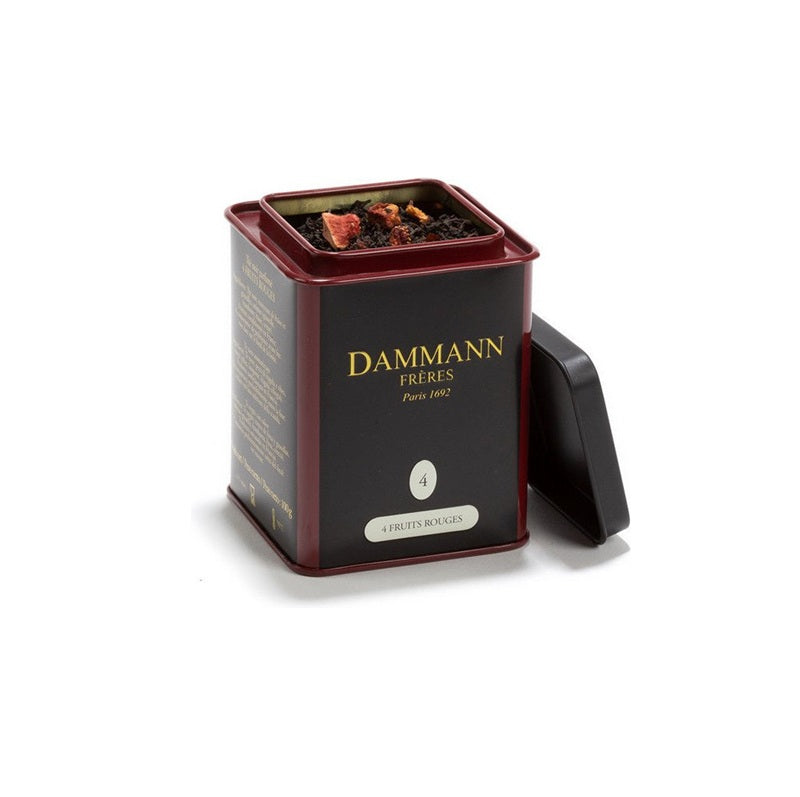 Dammann Frères - Thé noir 4 Fruits Rouges - boîte vrac 100gr