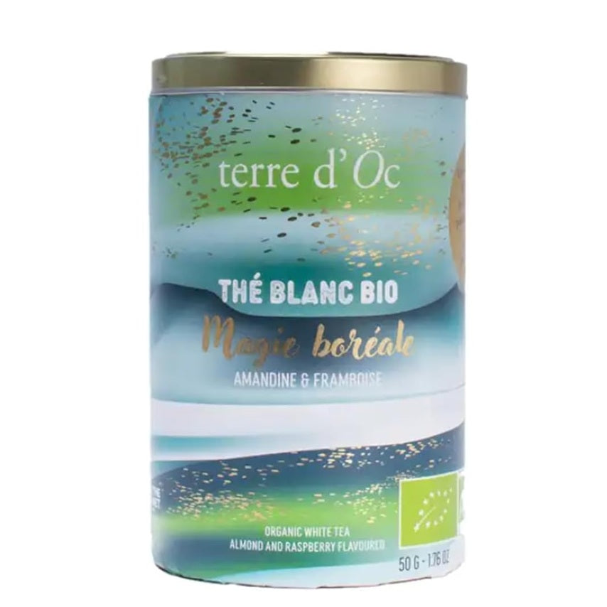 Terre d'Oc - Thé blanc BIO - Magie Boréale - boîte vrac 50gr (DDM 11/2025)