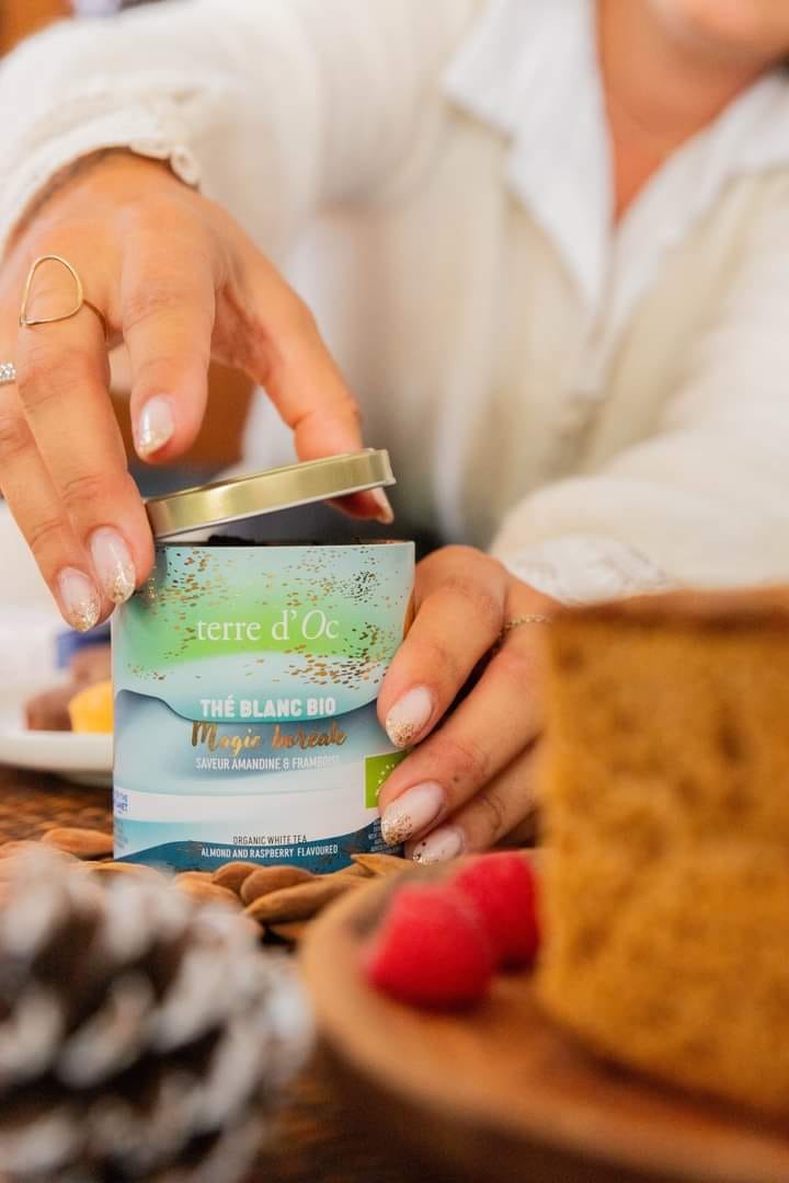 Terre d'Oc - Thé blanc BIO - Magie Boréale - boîte vrac 50gr (DDM 11/2025)