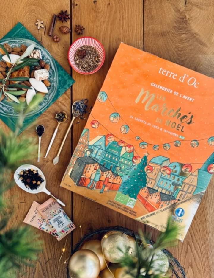 Terre d'Oc - Calendrier de l'Avent de thés & infusions BIO - 24 sachets