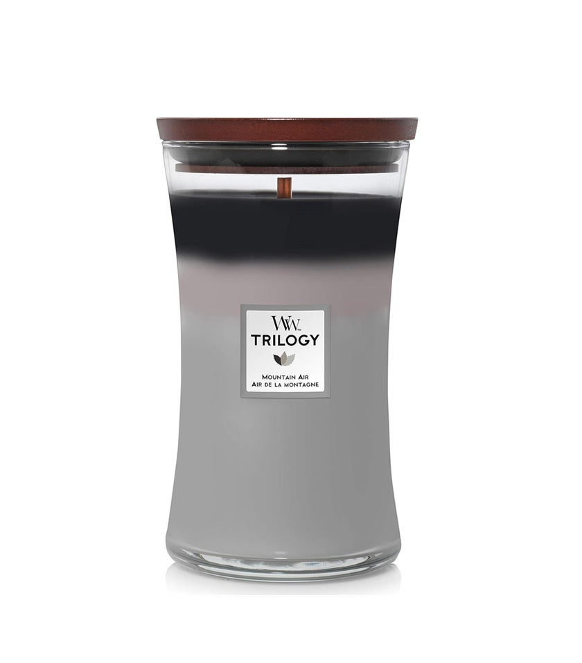 Woodwick Large Trilogy Mountain Air (Air de la Montagne) 609gr