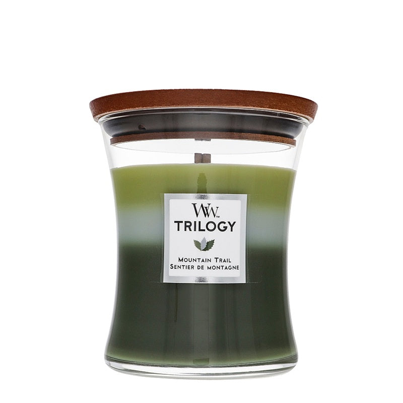 Woodwick Medium Trilogy Mountain Trail (Sentier de Montagne) 275gr