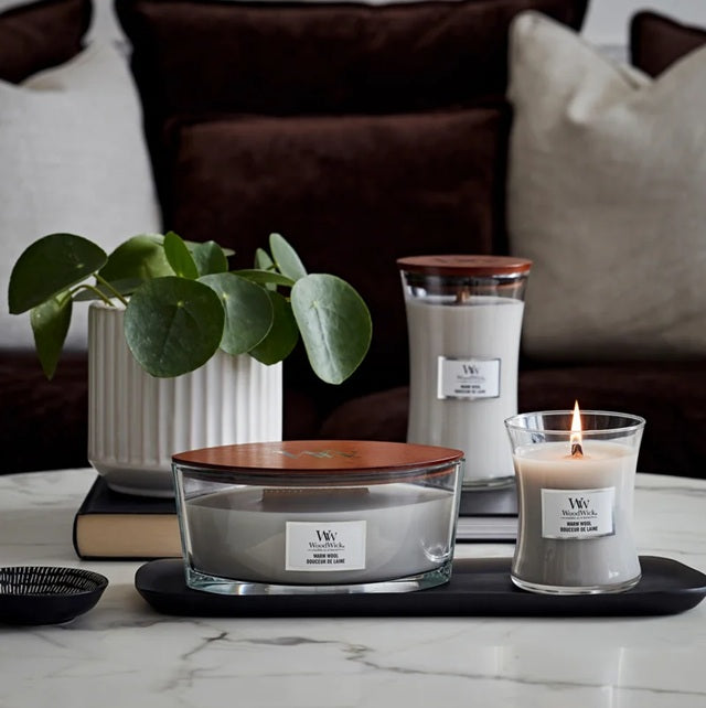 Woodwick Large Warm Wool (Douceur de Laine) 609gr