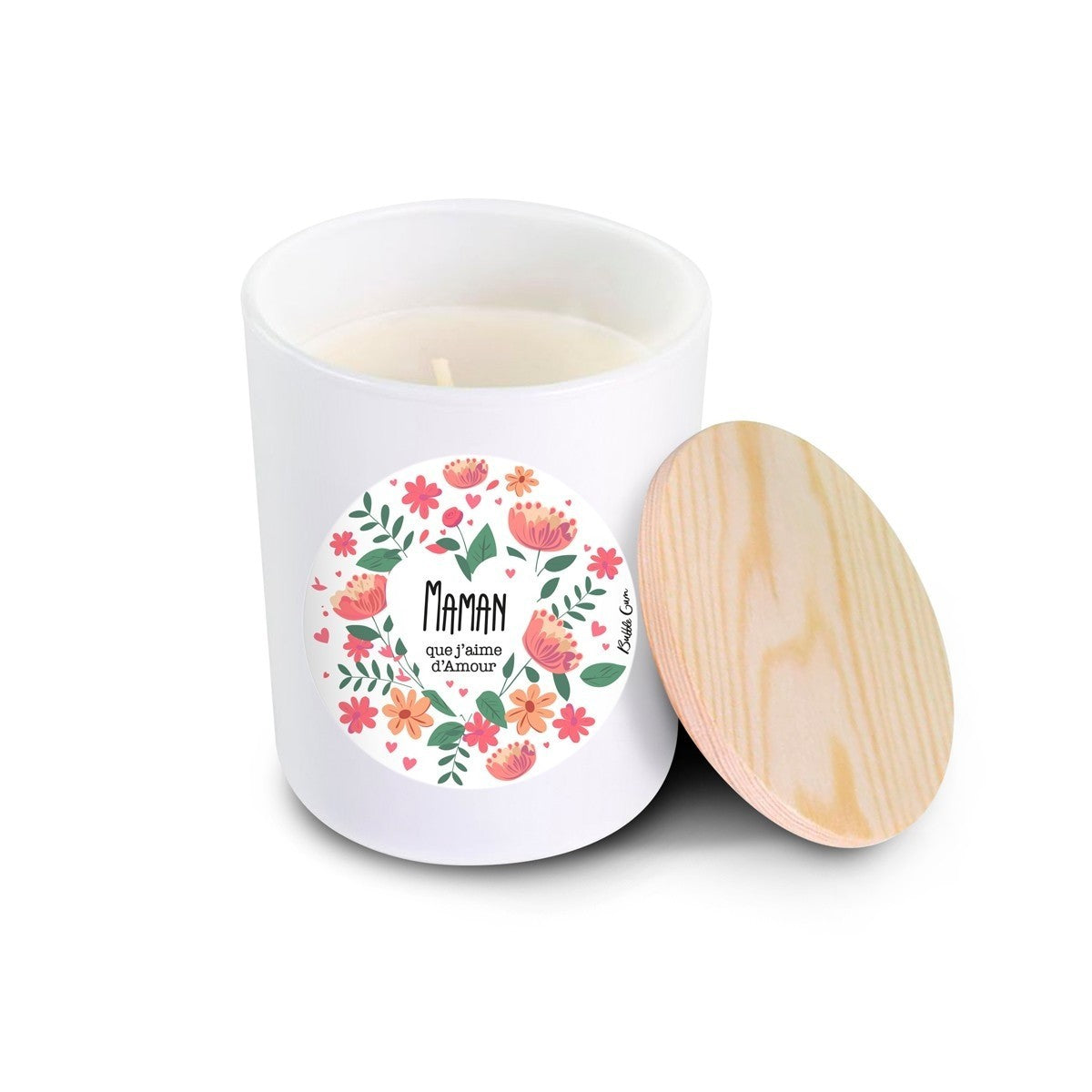 Bougie 140gr - Maman que j'aime d'Amour