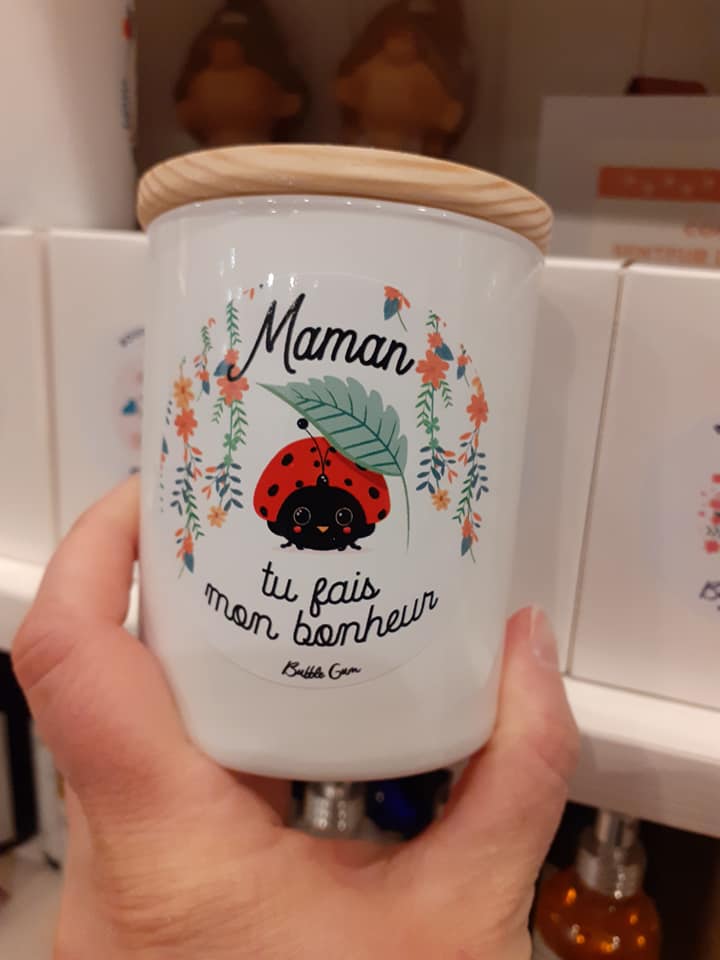 Bougie 140gr - Maman tu fais mon Bonheur