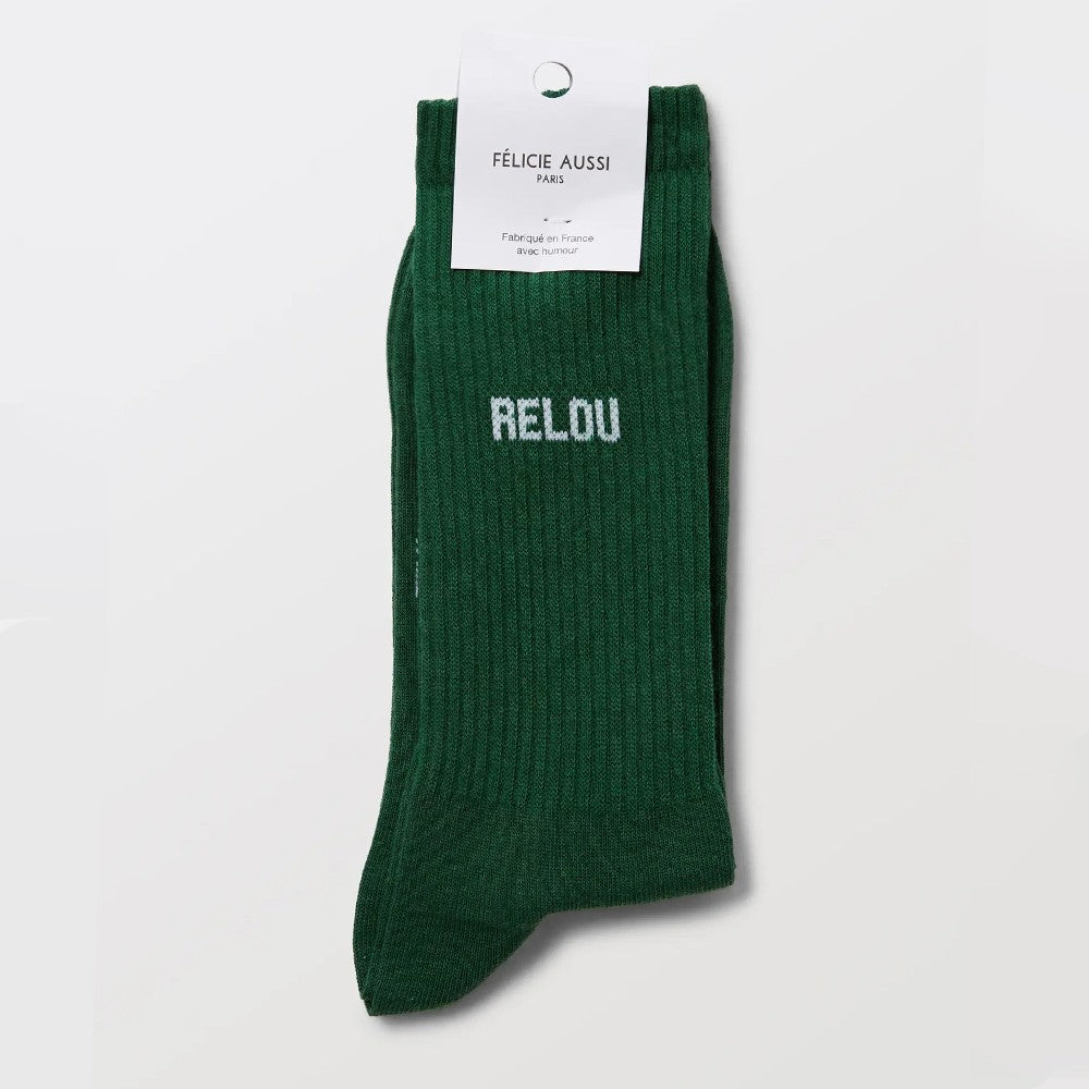 Chaussettes - RELOU - vert 40/45