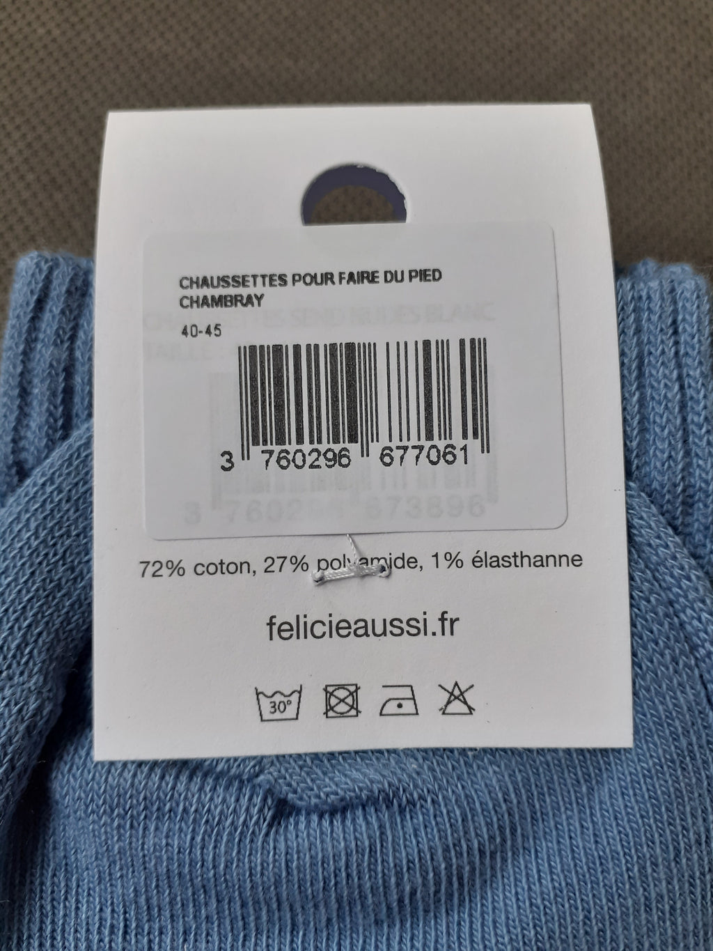 Socks - Pour Faire du Pied - chambray 40/45