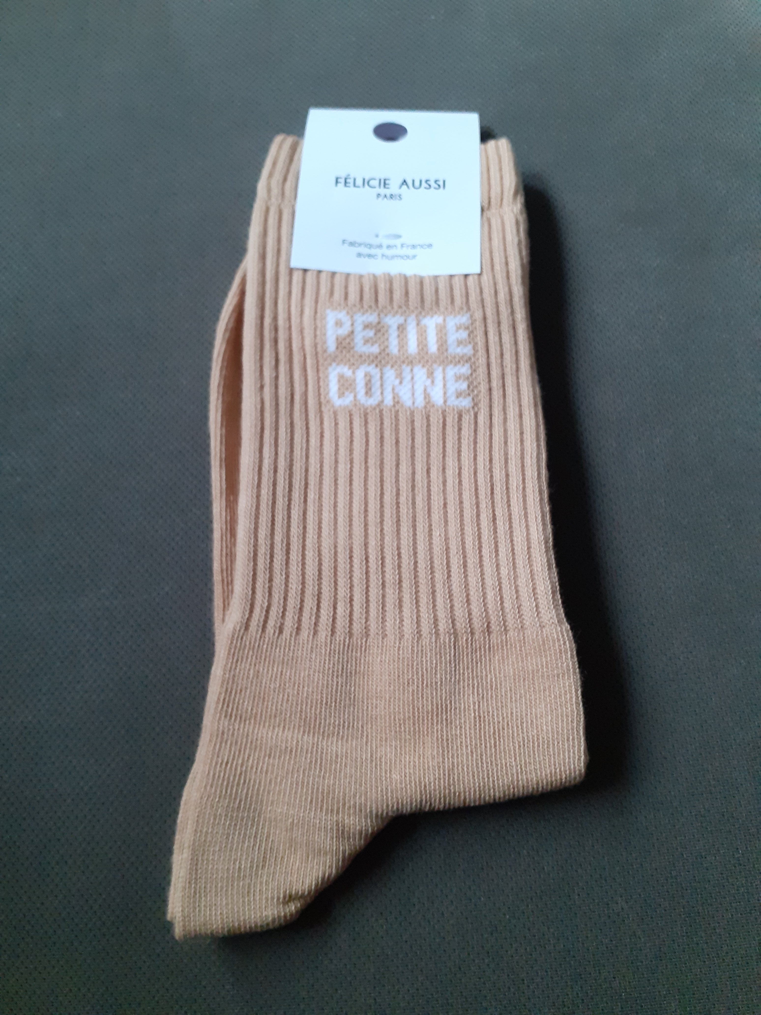 Chaussettes - PETITE CONNE - sable 36/40
