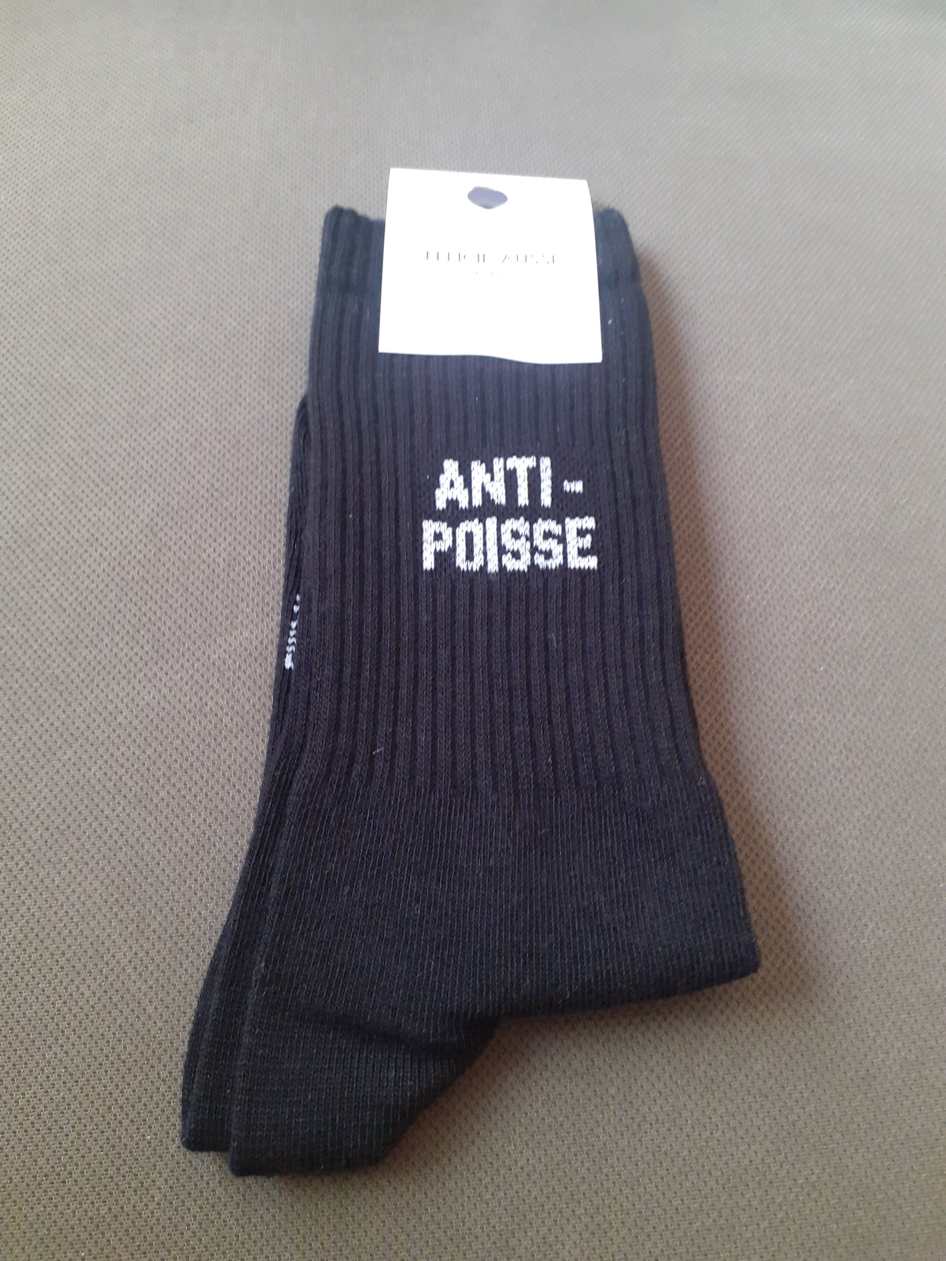 Chaussettes - ANTI-POISSE - noire 36/40