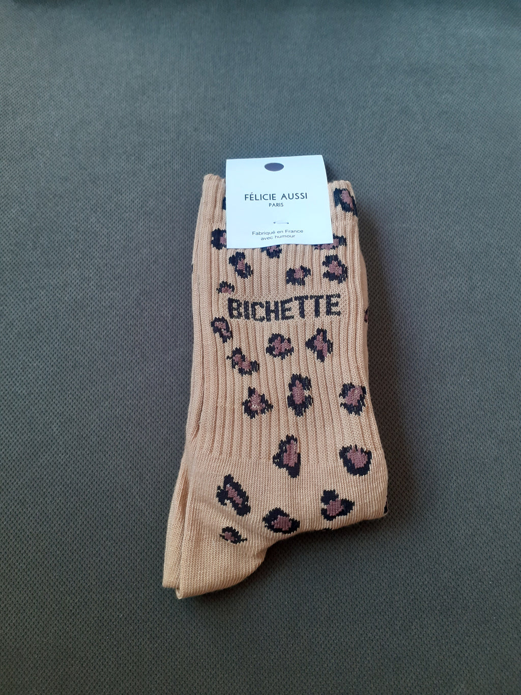 Chaussettes - BICHETTE - léopard 36/40