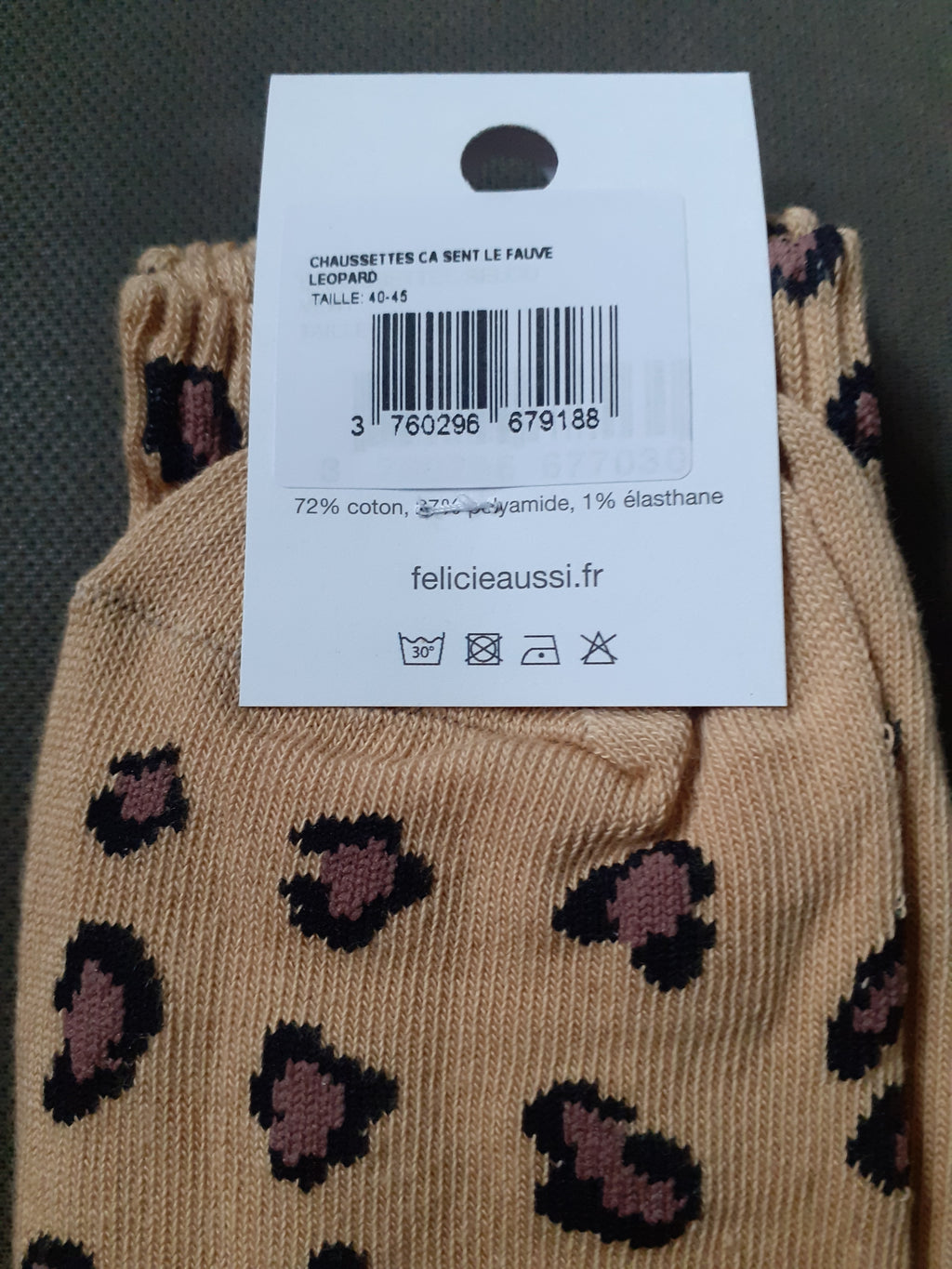 Chaussettes - Ça sent le Fauve - léopard 40/45
