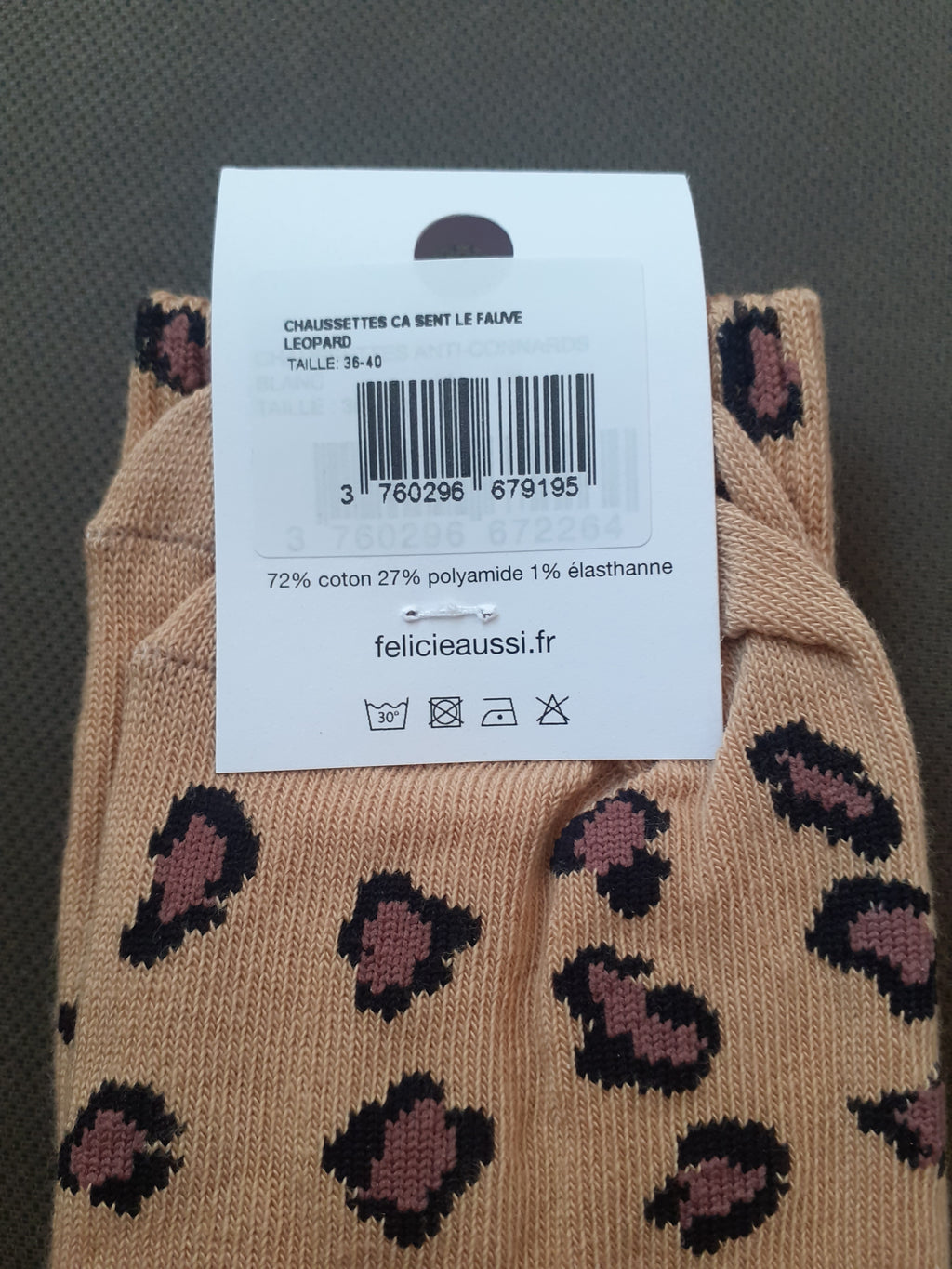 Chaussettes - Ça sent le Fauve - léopard 36/40