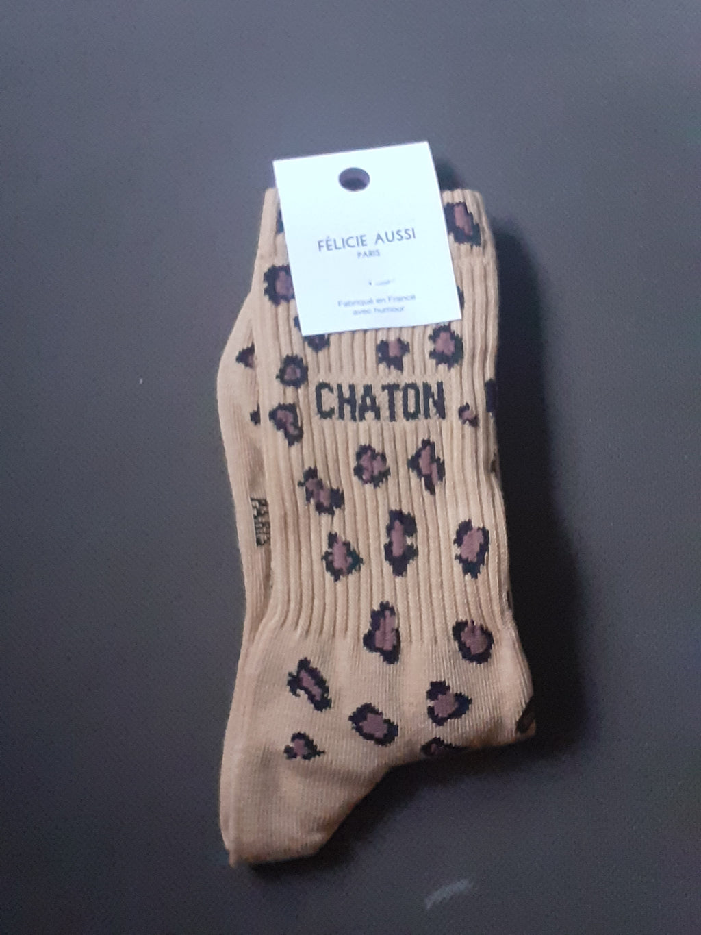 Chaussettes - CHATON - léopard 36/40