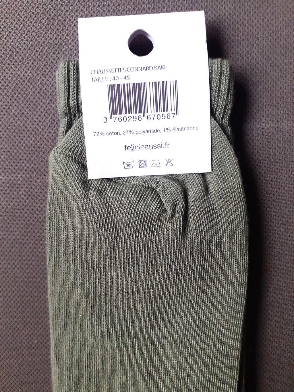 Chaussettes - CONNARD - kaki 40/45