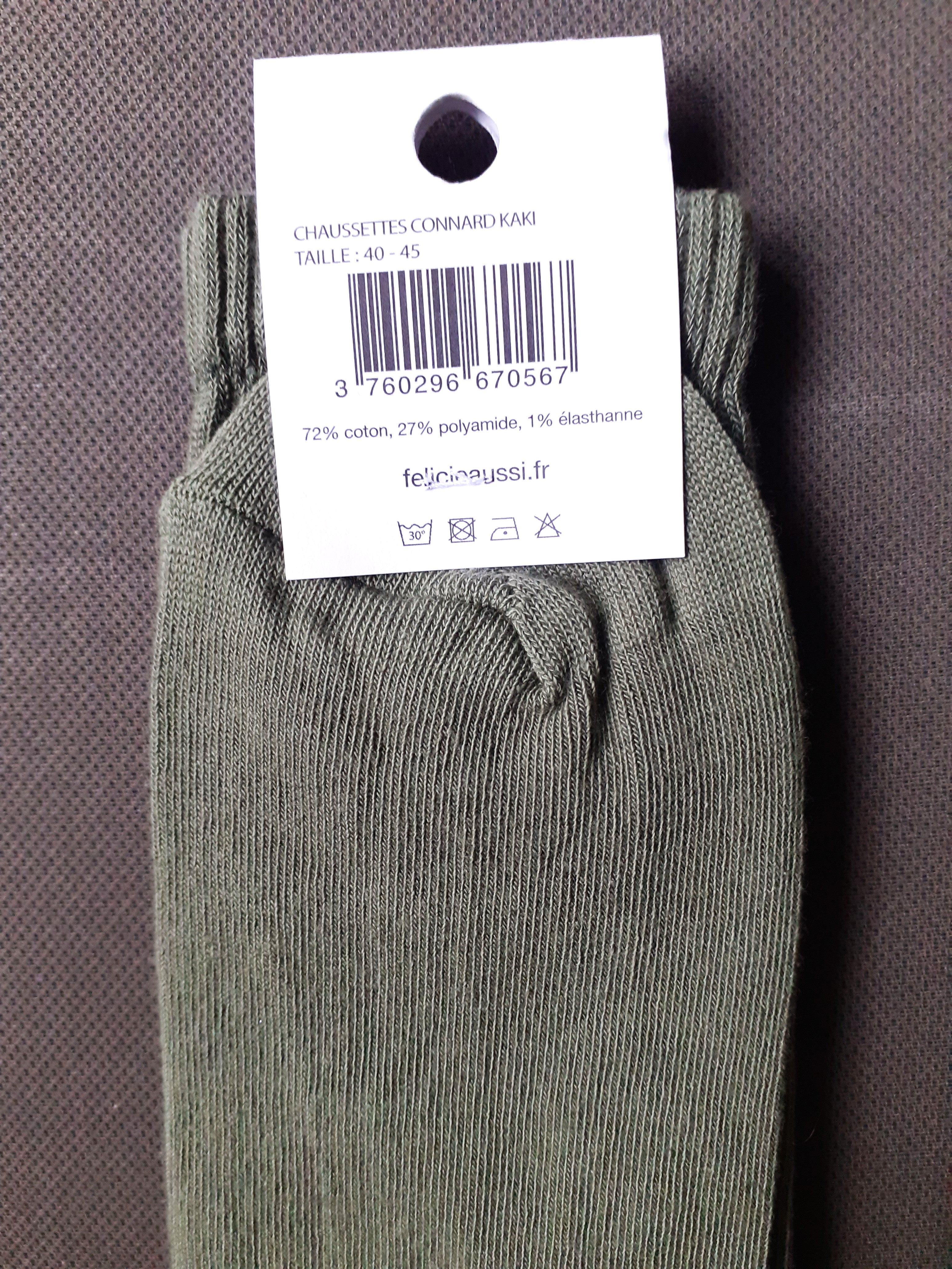 Chaussettes - CONNARD - kaki 40/45