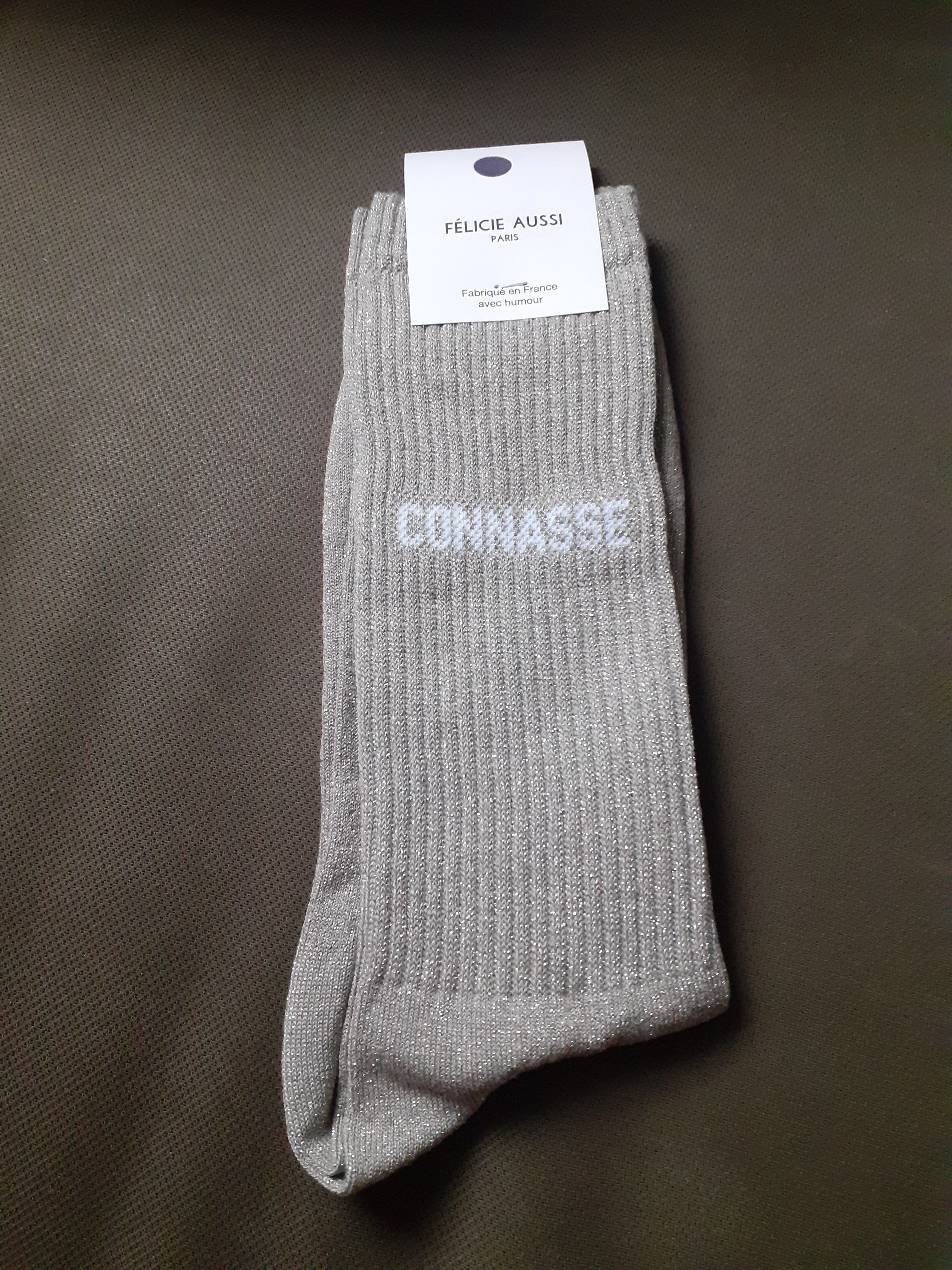 Sequin Socks - CONNASSE - champagne 40/45