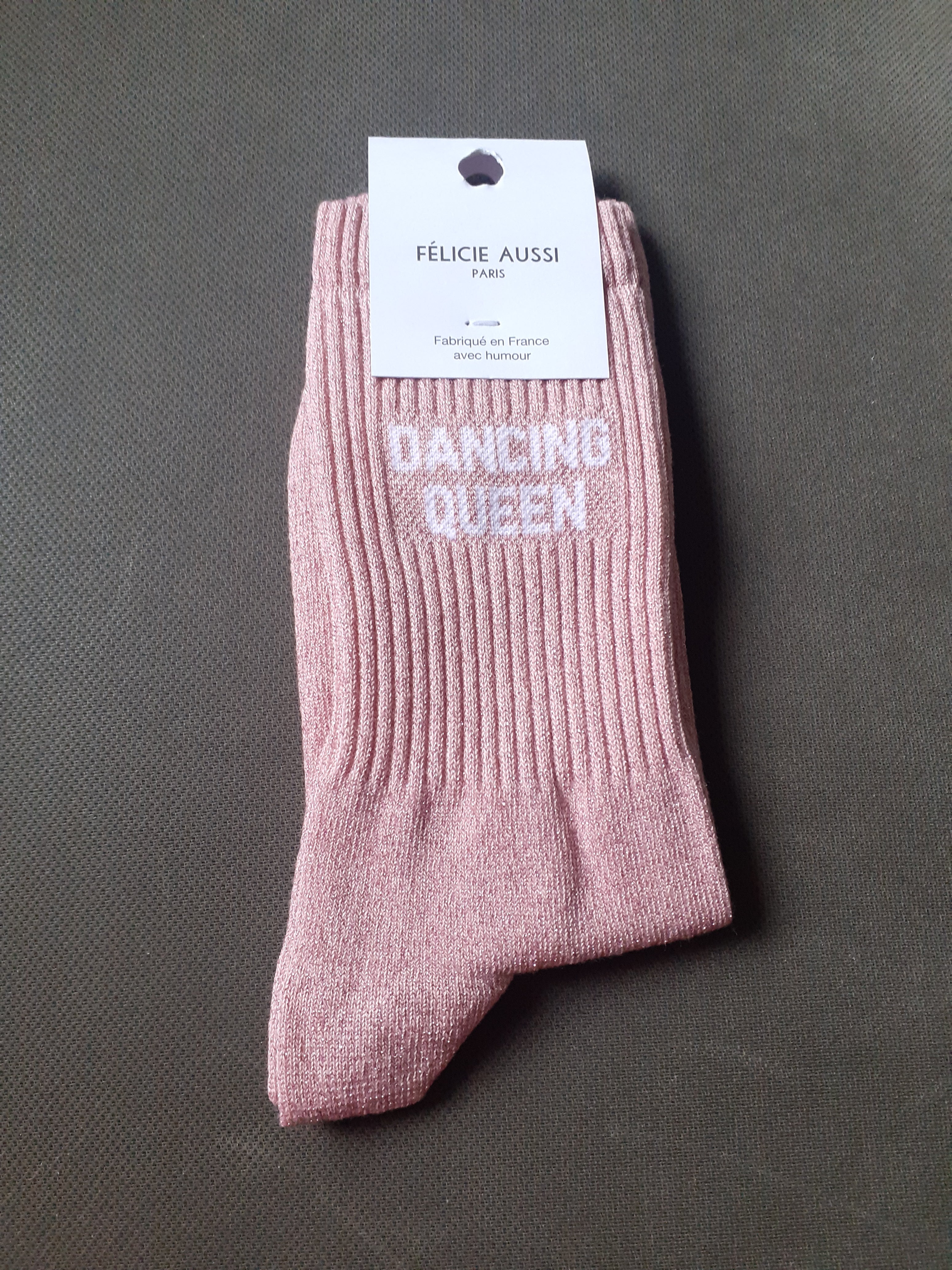 Glitter socks - Dancing Queen - ballerina pink 36/40