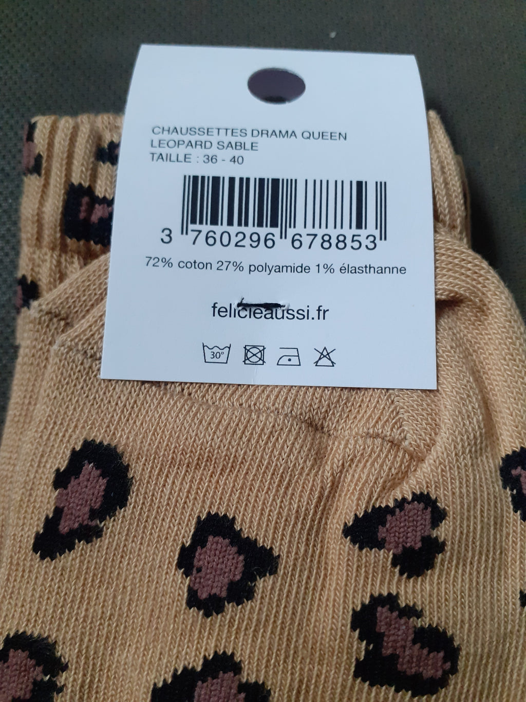 Chaussettes - DRAMA QUEEN - léopard 36/40