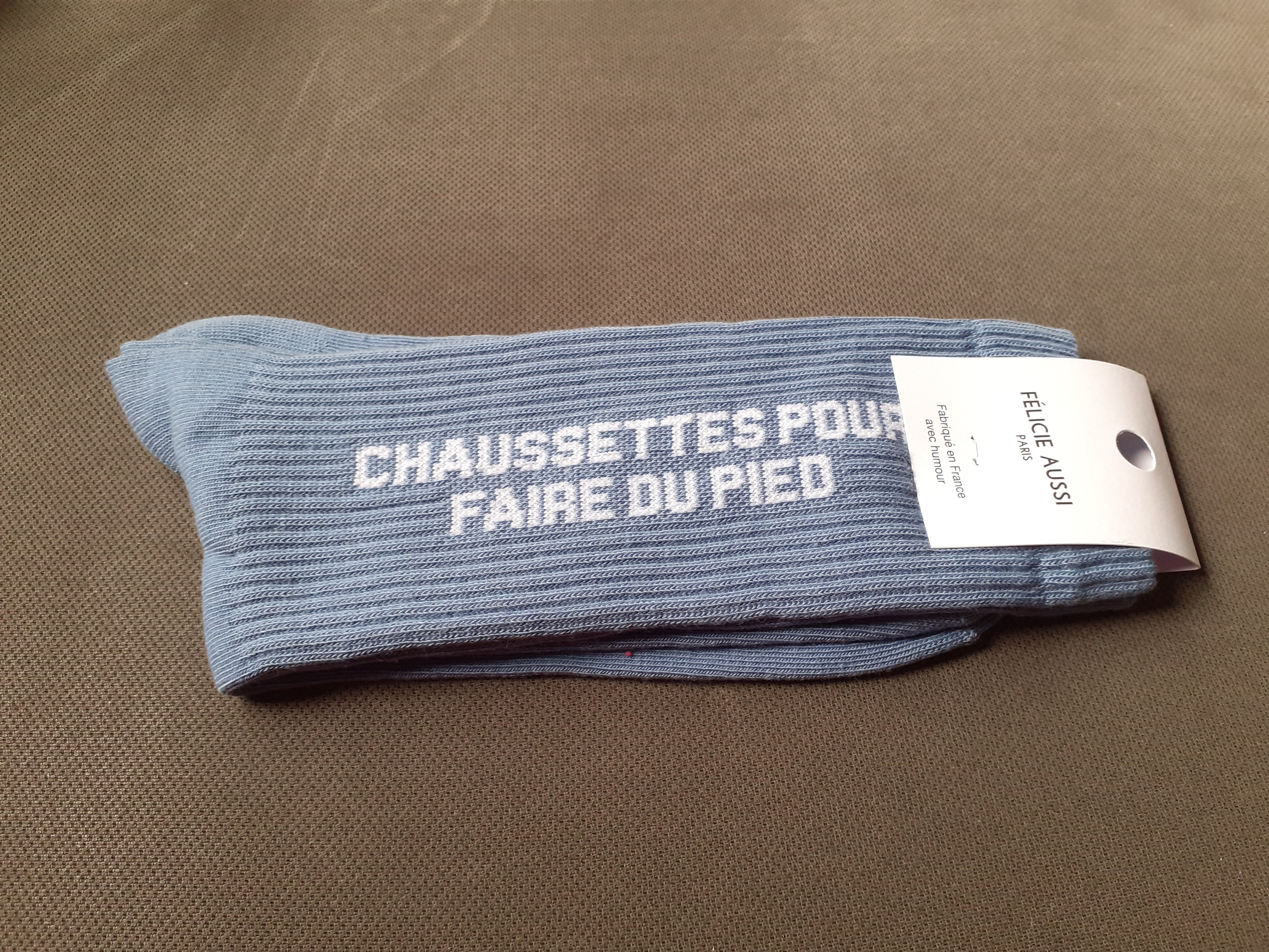 Chaussettes - Pour Faire du Pied - chambray 40/45