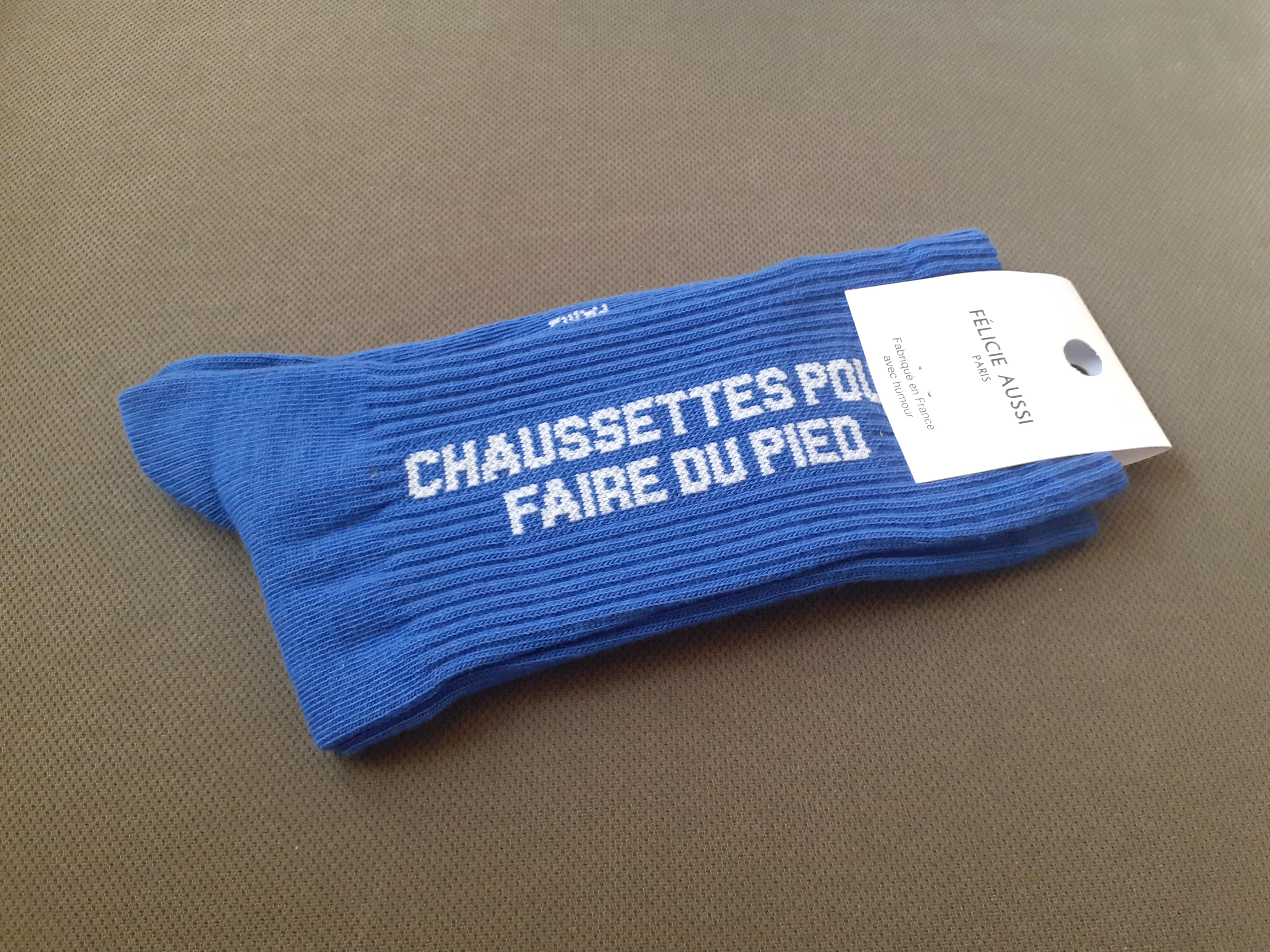 Chaussettes - Pour Faire du Pied - cobalt 36/40