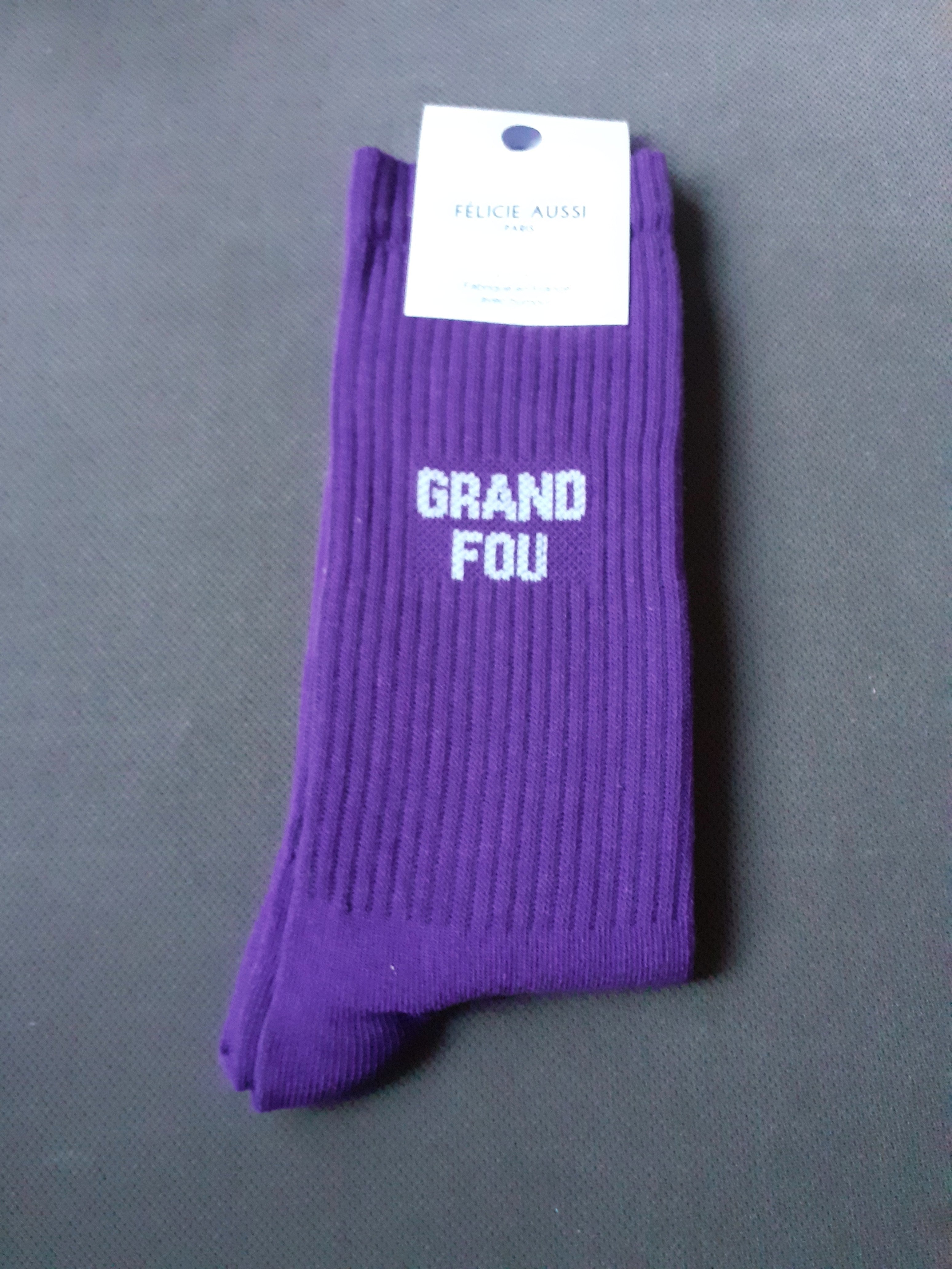 Chaussettes - GRAND FOU - violet 40/45