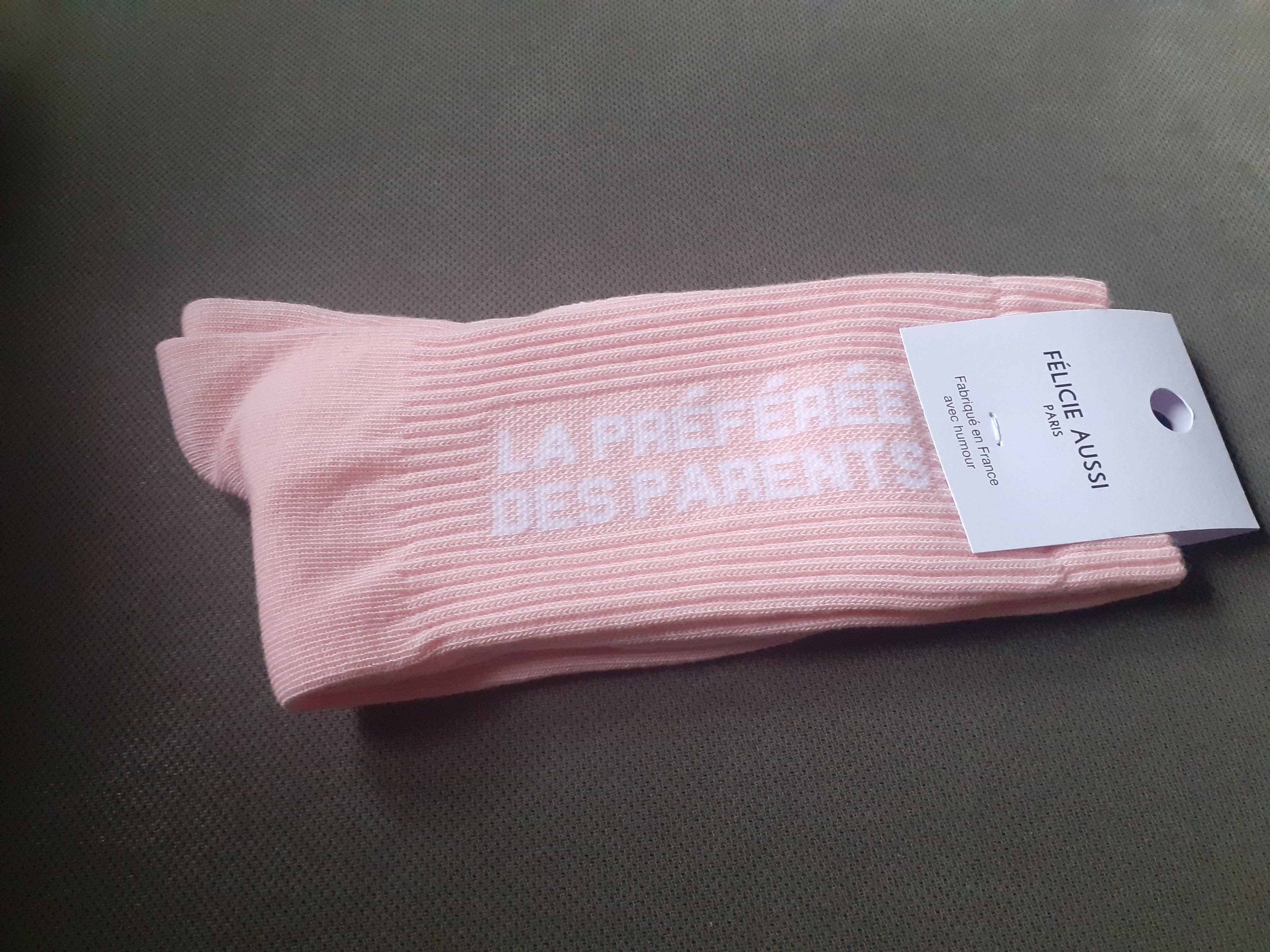 Chaussettes - La Préférée des Parents - rose pâle 36/40