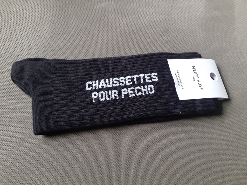 Chaussettes - PECHO - noir 40/45