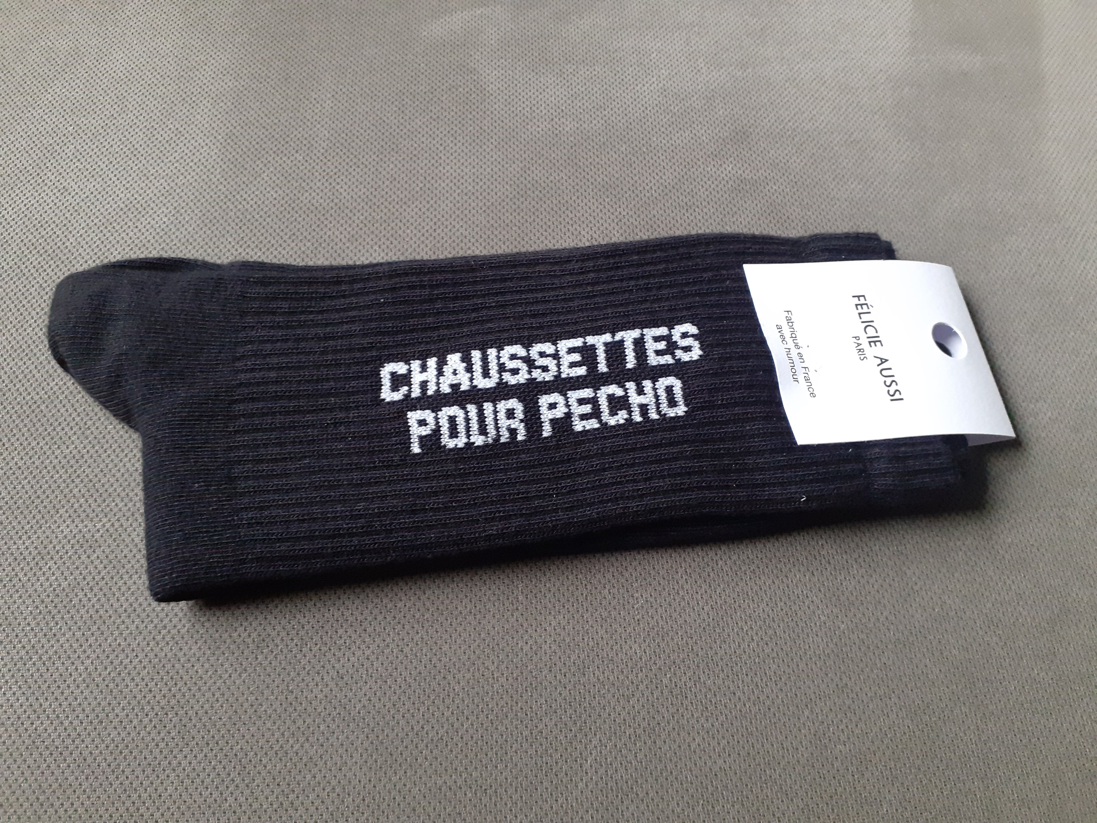 Chaussettes - PECHO - noir 40/45