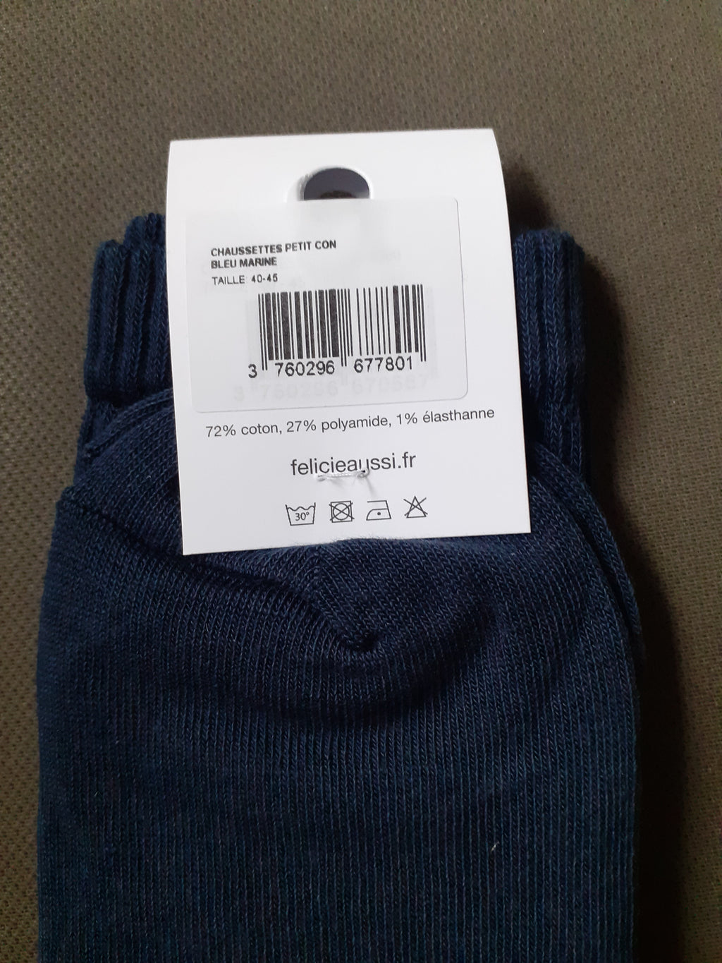 Socks - LITTLE IDIOT - navy 40/45