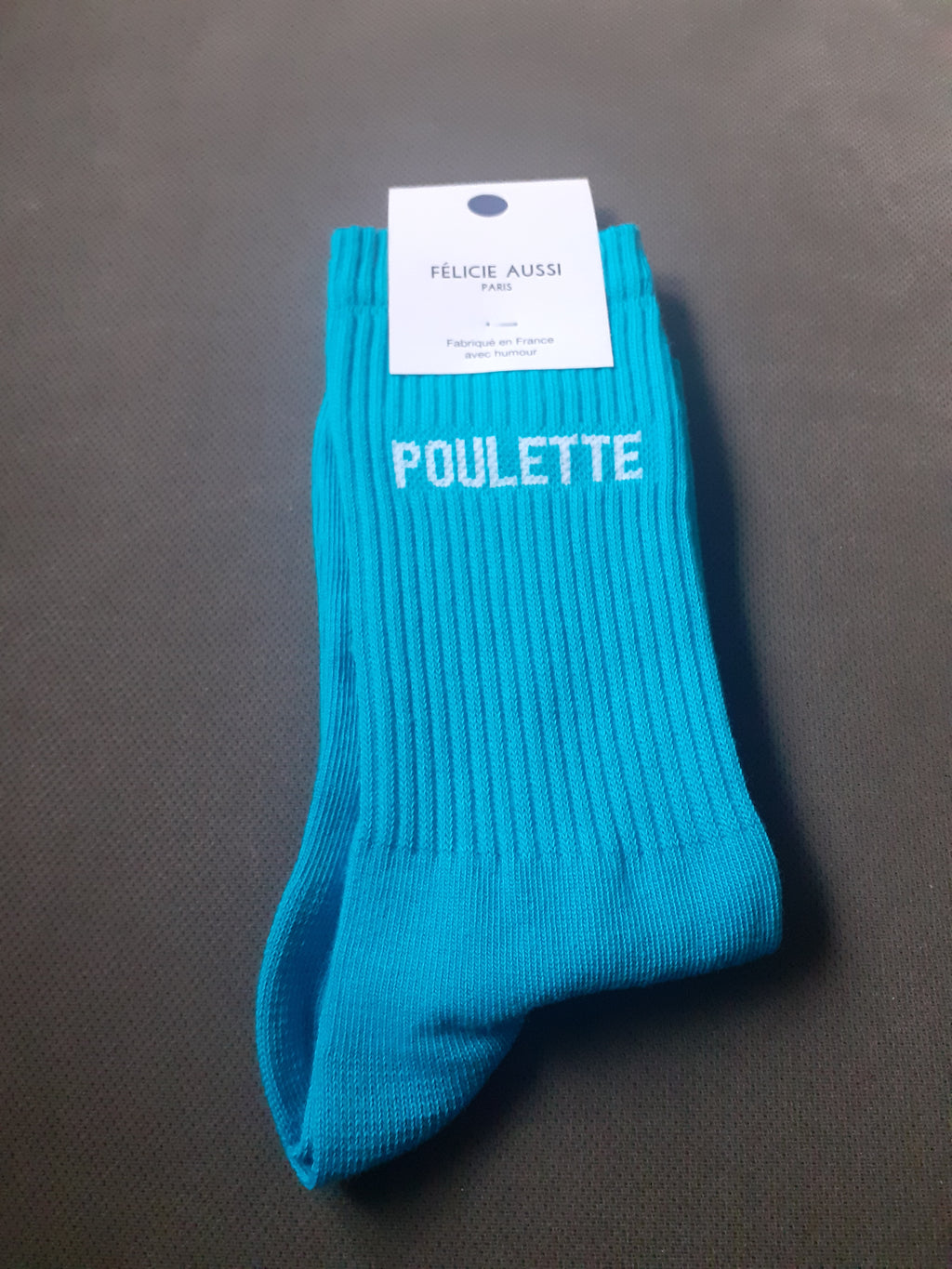 Socks - POULETTE - turquoise 36/40