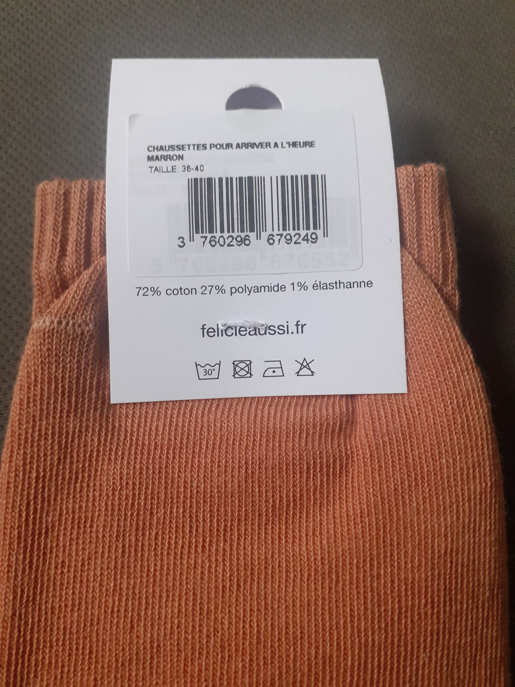 Socks - TO ARRIVE ON TIME - caramel 36/40
