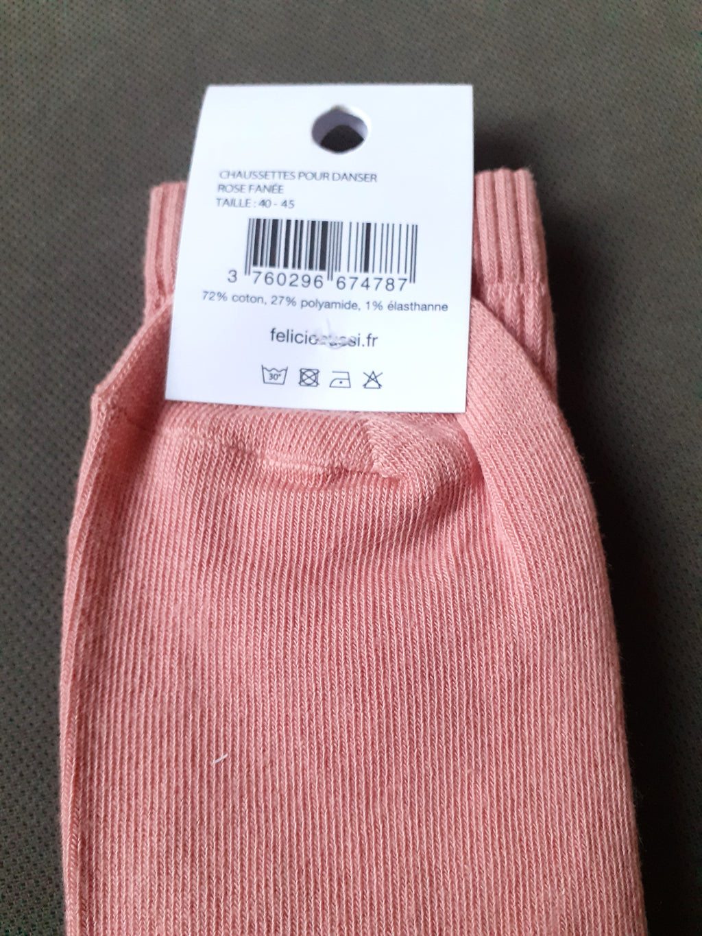 Socks - POUR DANSER - dusty pink 40/45