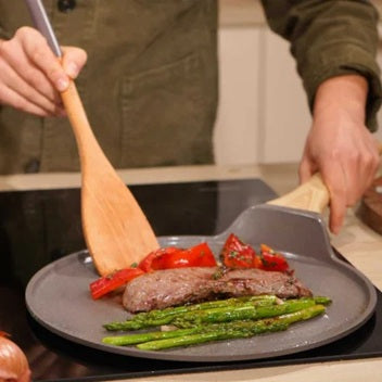 Poêle Plancha / Crêpière – 26cm – Moka