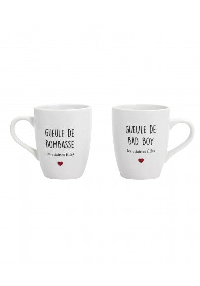 Coffret Duo - Mugs Bombasse & Bad Boy