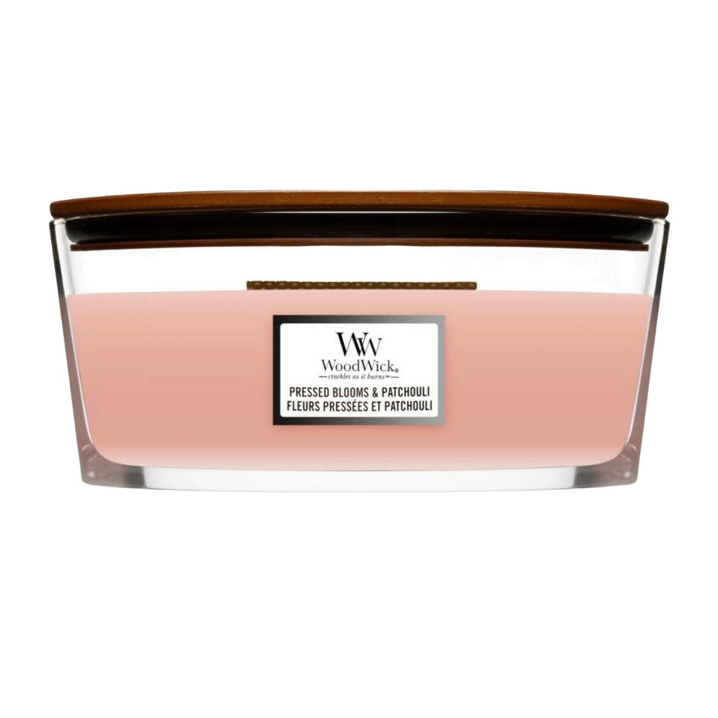 Woodwick Ellipse Pressed Blooms & Patchouli 453g