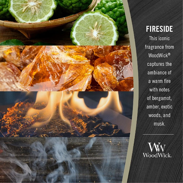 Woodwick Medium Fireside (Au Coin du Feu) 275gr