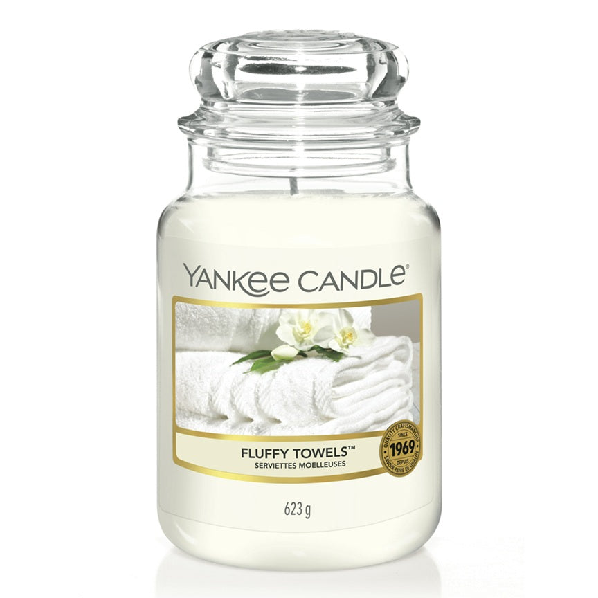 Yankee Candle Fluffy Towels 623g - Large Jar