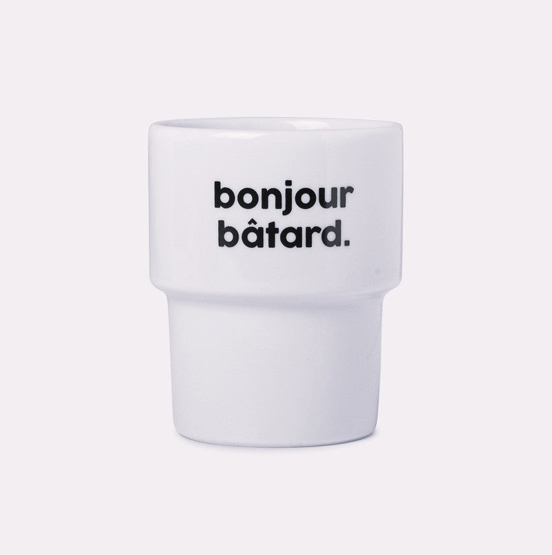 Gobelet empilable – BONJOUR BÂTARD