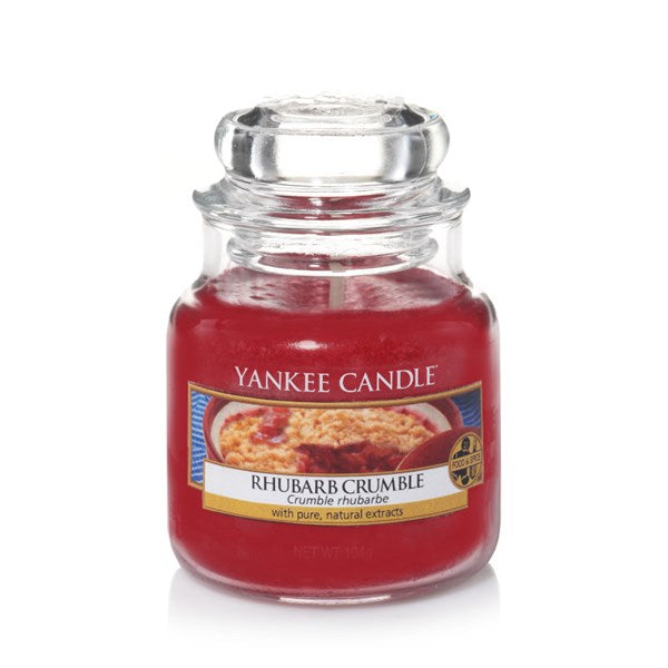 Yankee Candle Rhubarb Crumble 104g - Small Jar