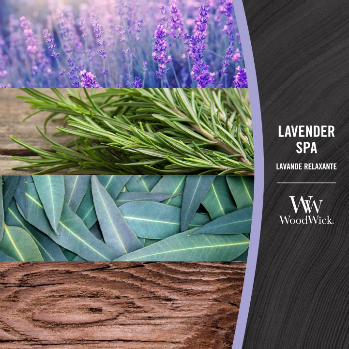 Woodwick Ellipse Lavender Spa 453g