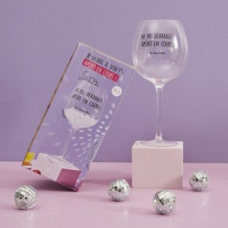 Verre à vin - APERO EN COURS 75cl