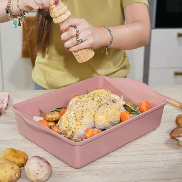 Plat à four ajustable Cookut – Guimauve