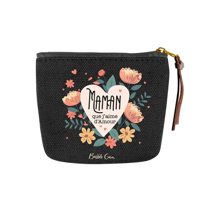 Cotton Purse - Mum I Love with All My Heart
