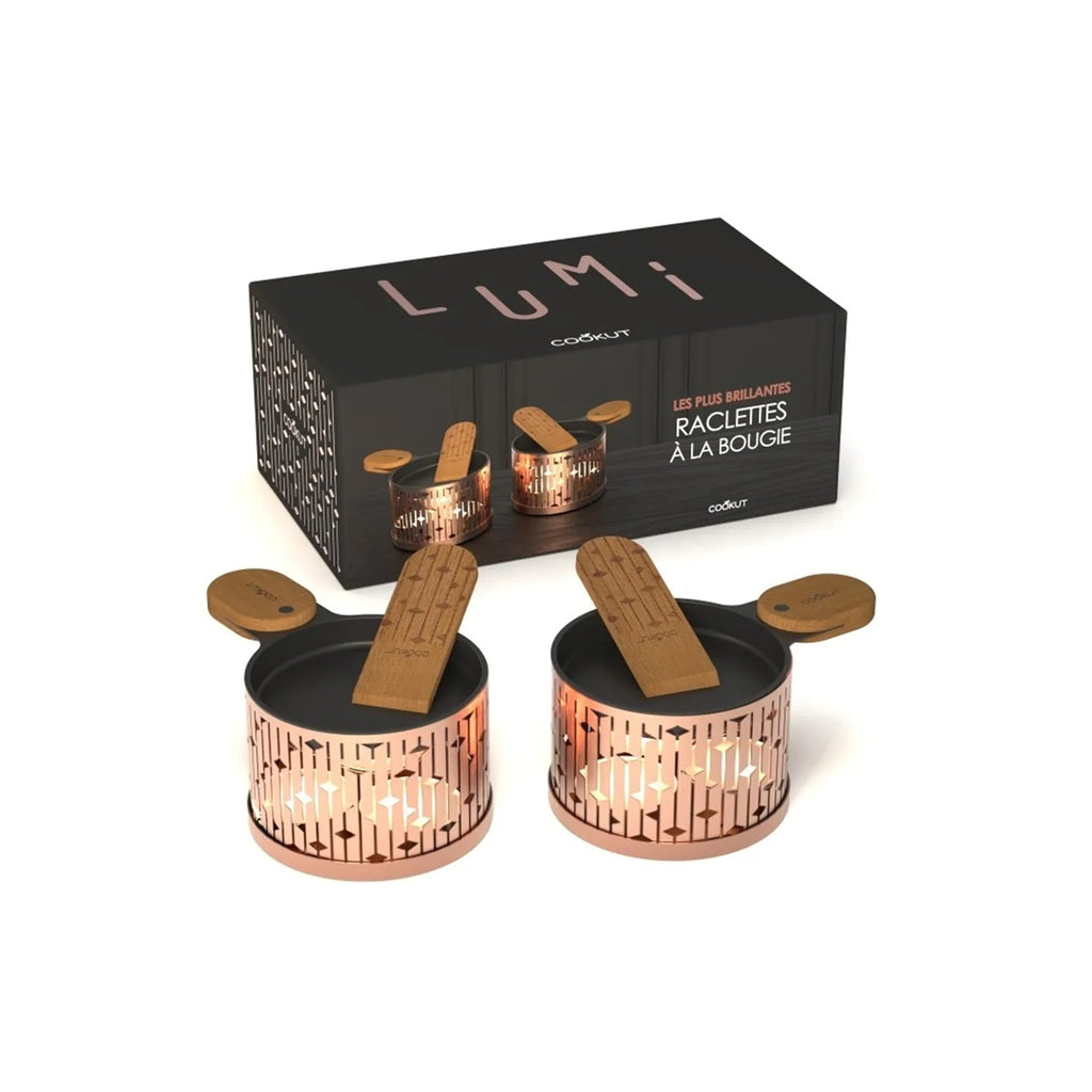 Raclette à la bougie - Coffret Cuivre