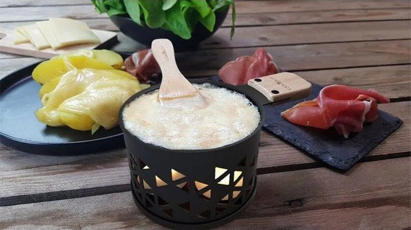 Raclette à la bougie - Coffret Origami - Noir