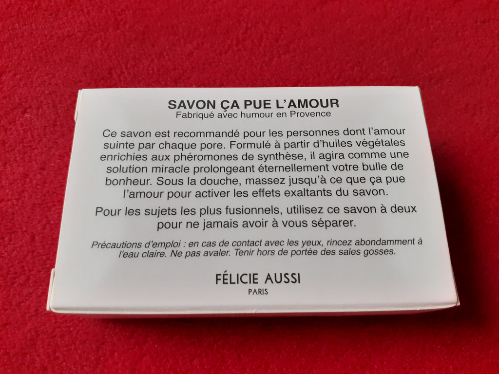 Félicie Aussi - SAVON 125 gr - ÇA PUE L' AMOUR